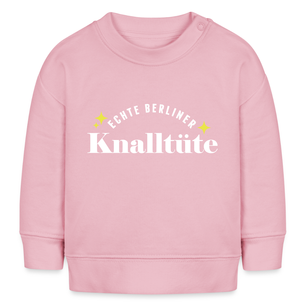 Echte Berliner Knalltüte - Baby Bio Pullover - Hellrosa