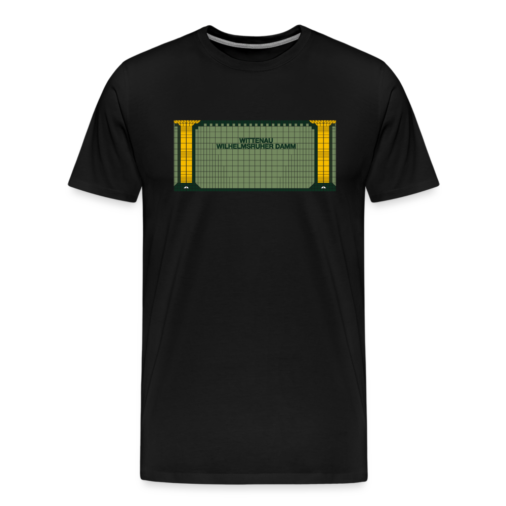 Wittenau Wilhelmsruher Damm - Männer Premium T-Shirt - Schwarz