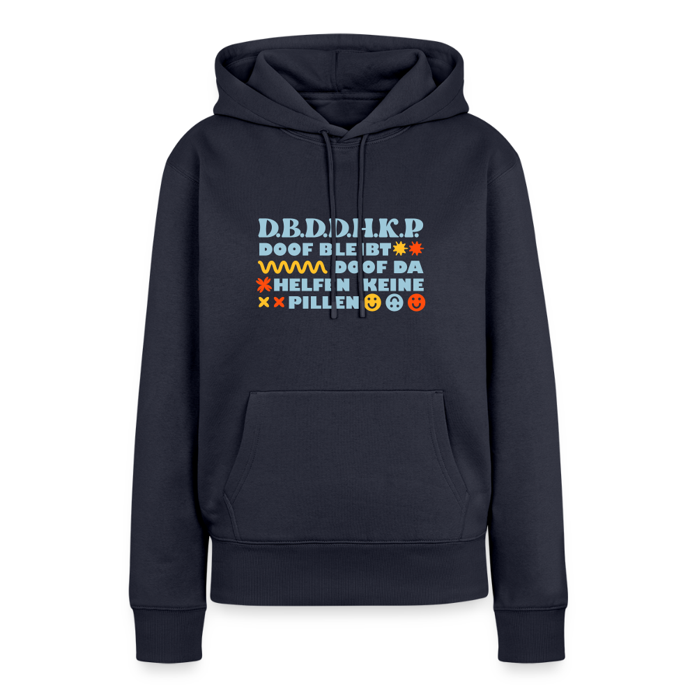 d.b.d.d.h.k.P - Frauen Premium Hoodie - Navy