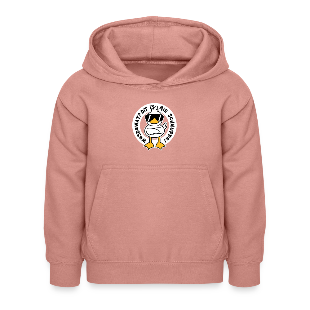 Wesdewat? - Kinder Hoodie - Altrosa