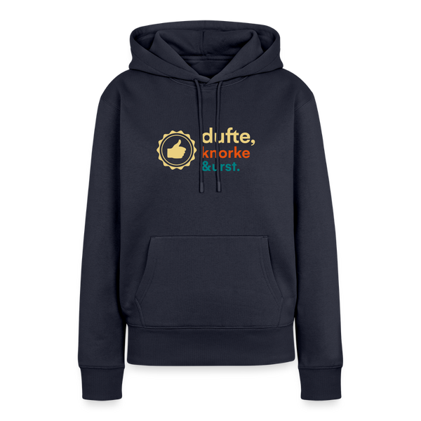 Dufte, Knorke, Urst - Frauen Premium Hoodie - Navy