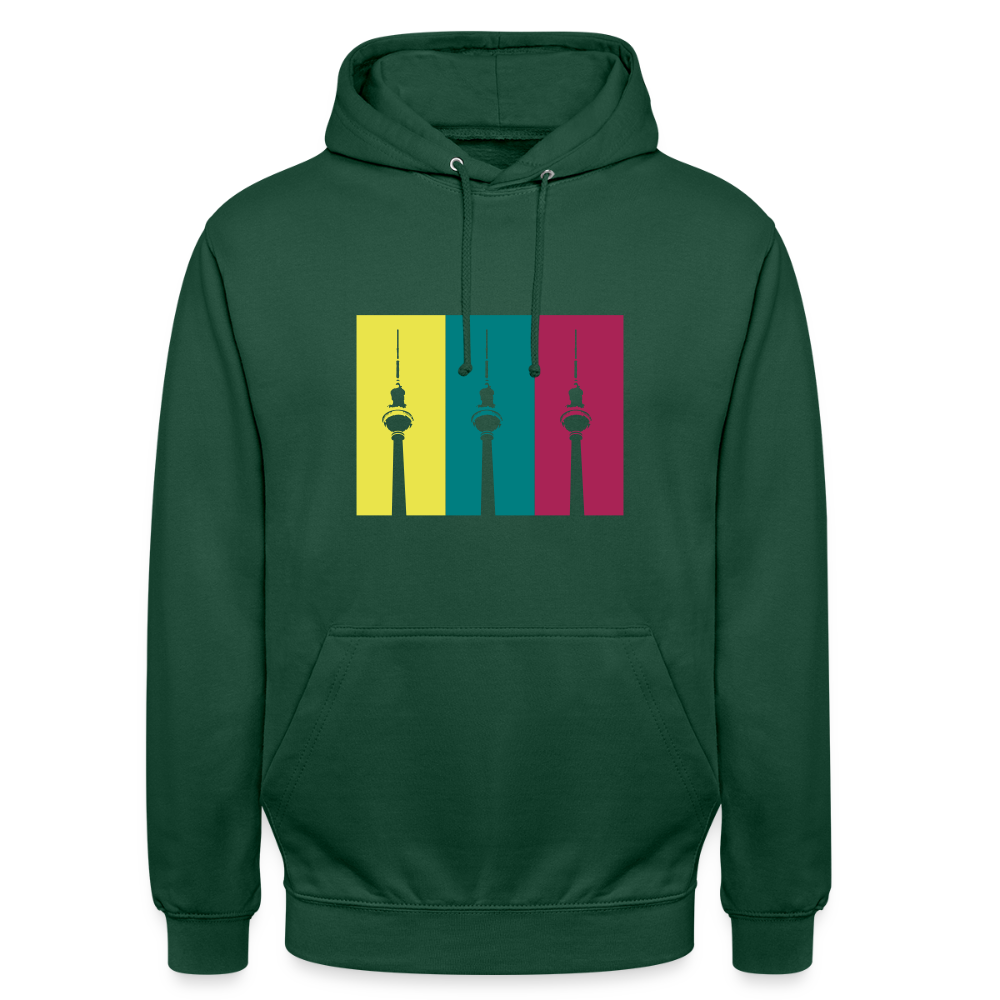 Berlin Retro - Unisex Hoodie - Flaschengrün