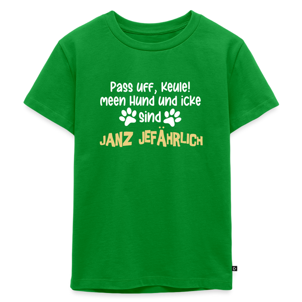 Janz Jefährlich - Kinder Premium T-Shirt - Grün
