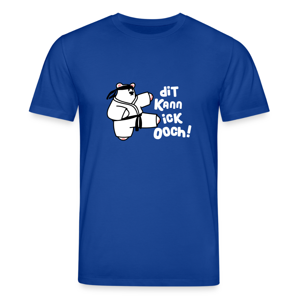 Dit kann ick ooch! - Unisex Bio T-Shirt - Dunkelblau