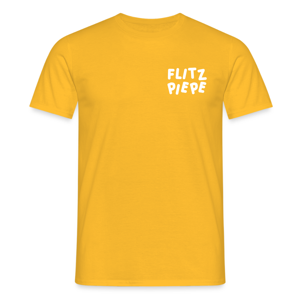 Flitz piepe - Männer Premium T-Shirt - Gelb