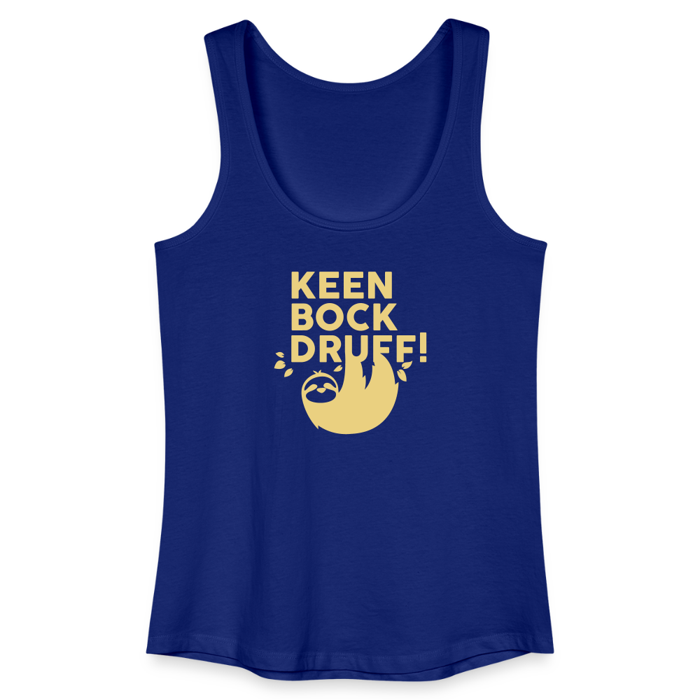 Keen Bock druff! - Frauen Bio Tank Top - Königsblau