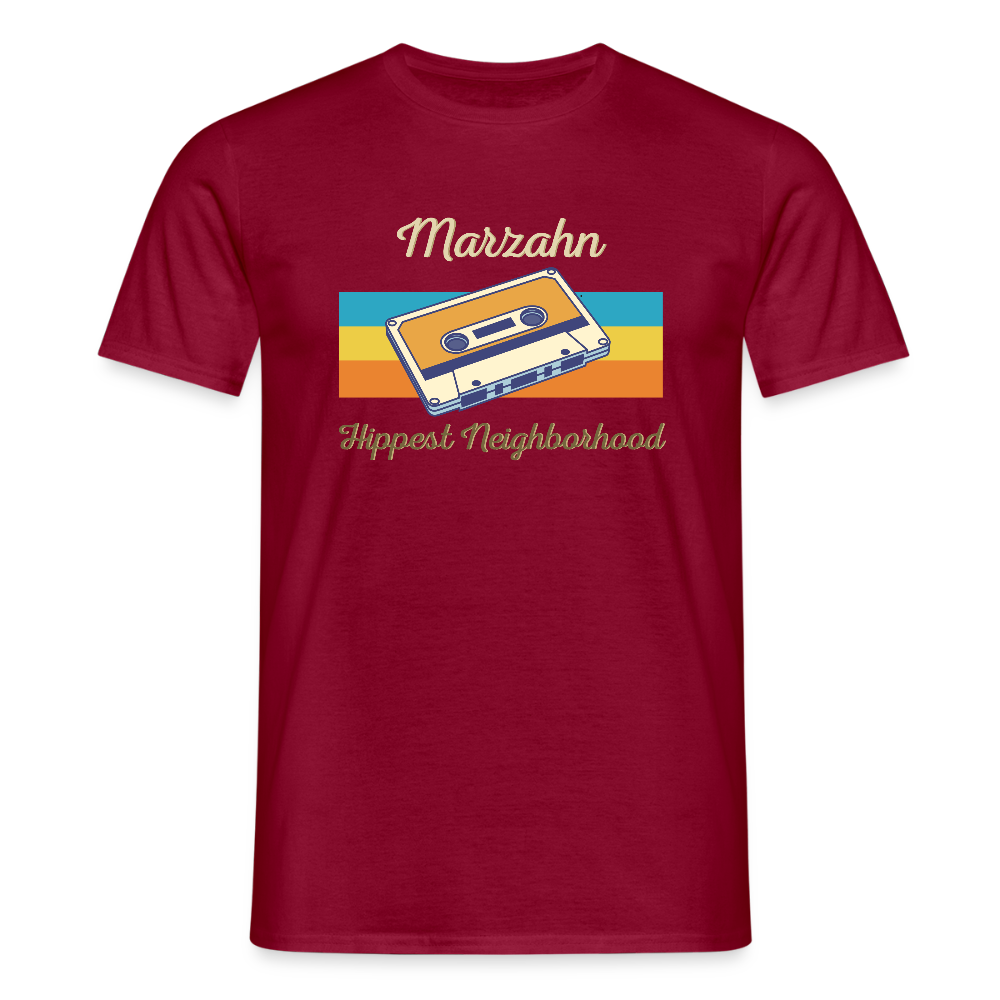 Marzahn Hippest Neighborhood - Männer Premium T-Shirt - Ziegelrot