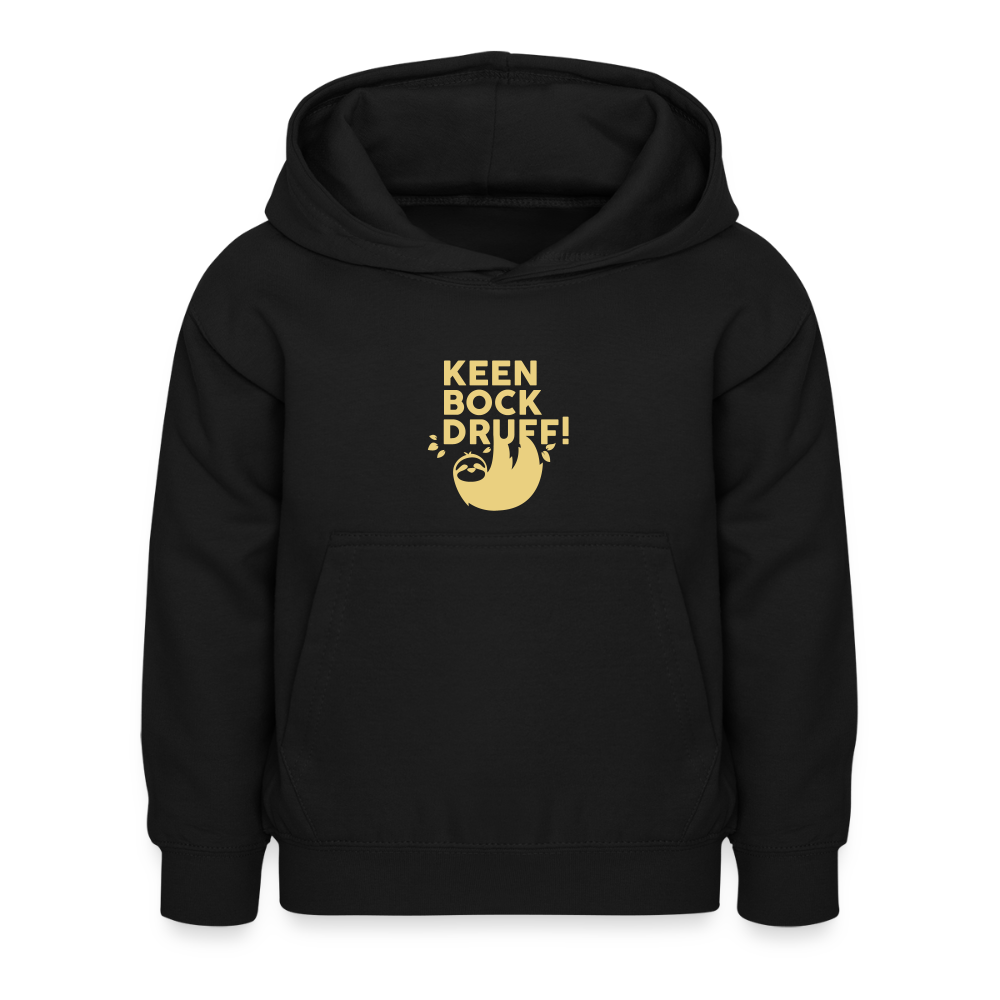 Keen Bock druff! - Kinder Hoodie - Schwarz
