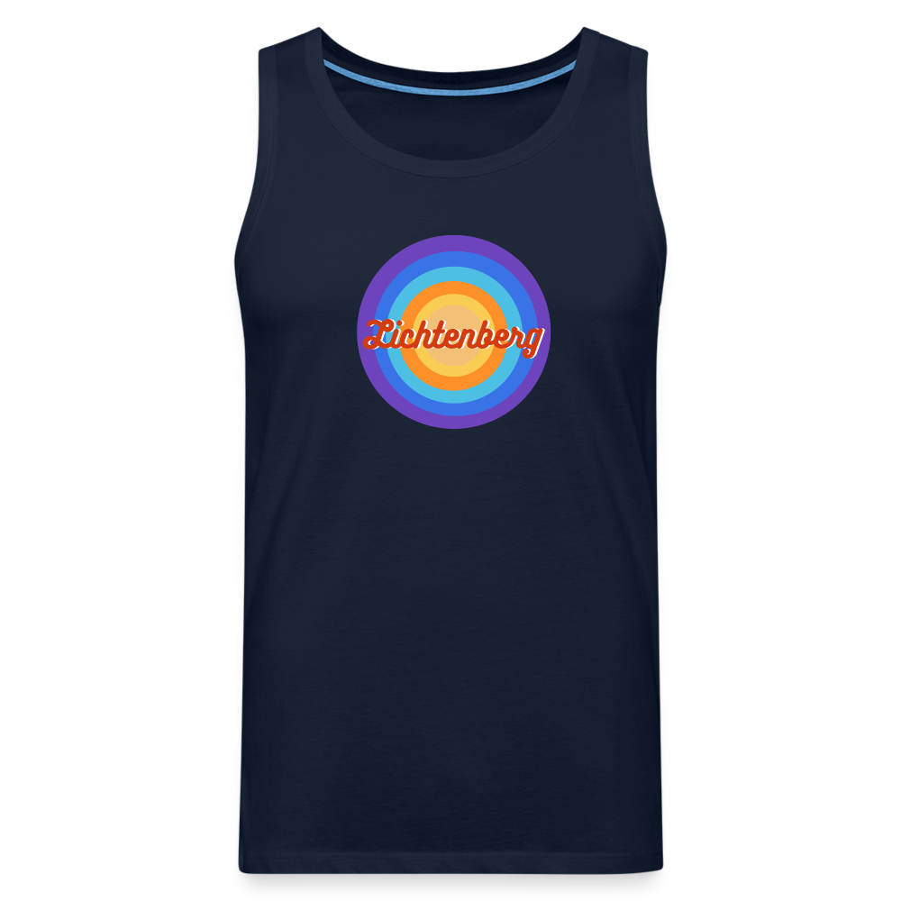 Lichtenberg Retro - Männer Premium Tank Top - Navy
