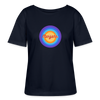 Marzahn Retro - Relaxed Rundhals Frauen Bio-T-Shirt - Navy