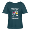 Säufste - Relaxed Rundhals Frauen Bio-T-Shirt - Dunkles Petrol