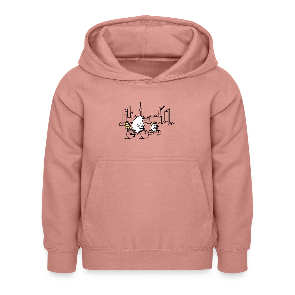Fahrradtour Berlin - Kinder Hoodie - Altrosa