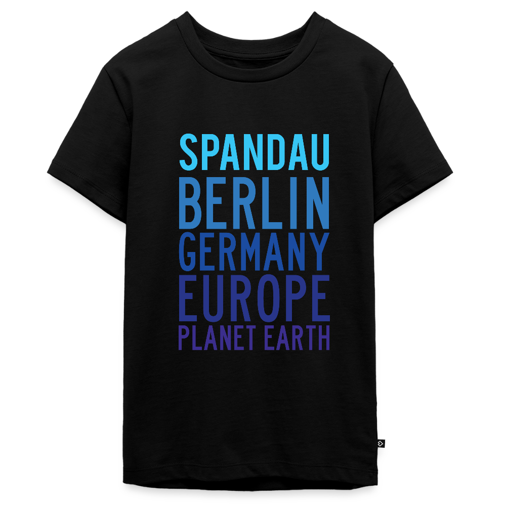 Spandau Planet Earth - Teenager Premium T-Shirt - Schwarz
