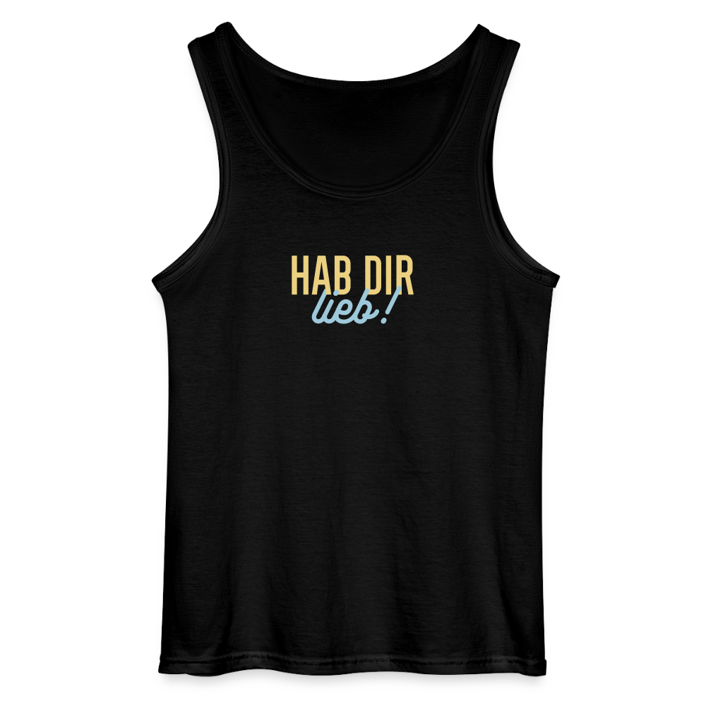 Hab Dir Lieb! - Männer Tank Top - Schwarz