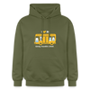 I love BVG - Hoodie - Militärgrün