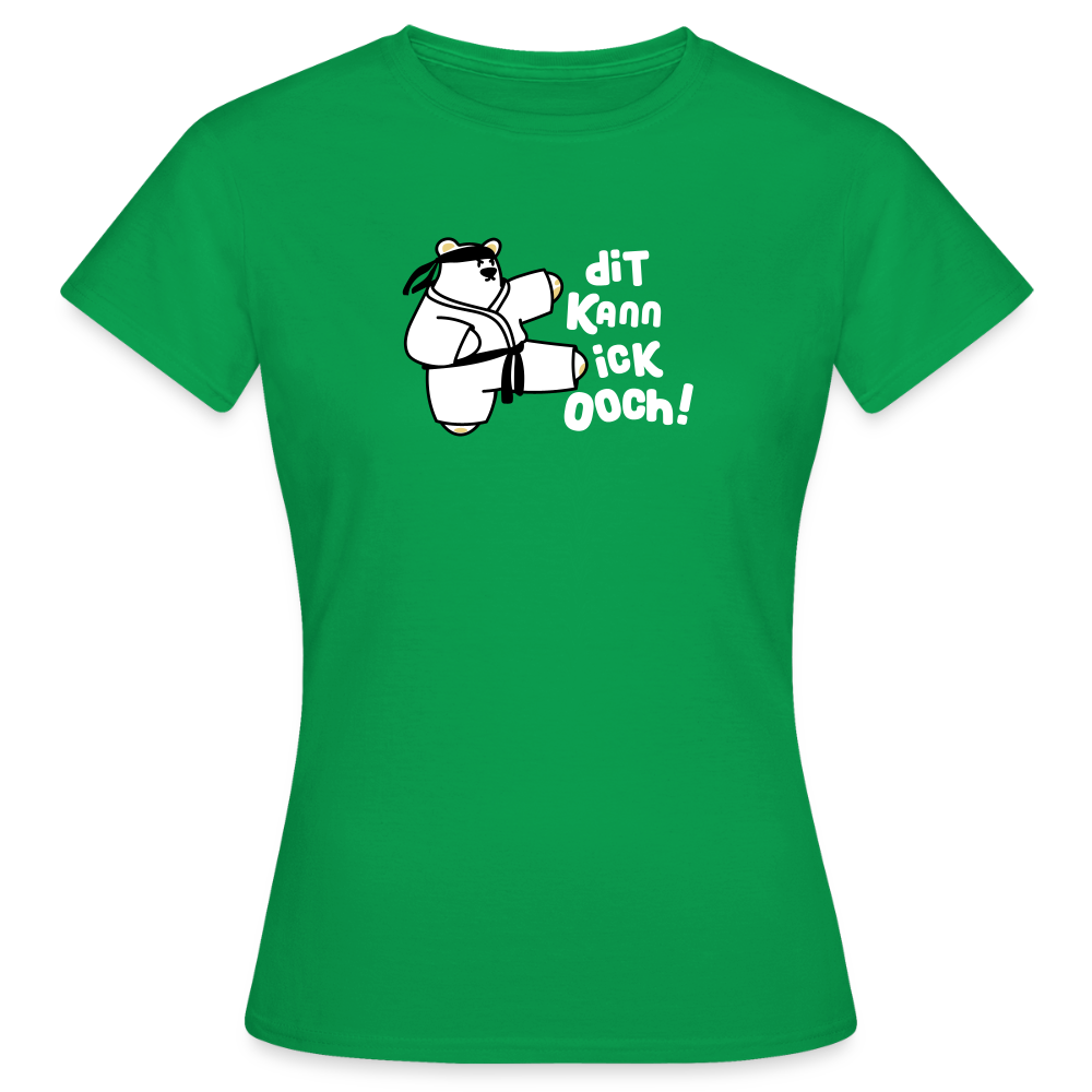 Dit kann ick ooch! - Frauen Premium T-Shirt - Kelly Green