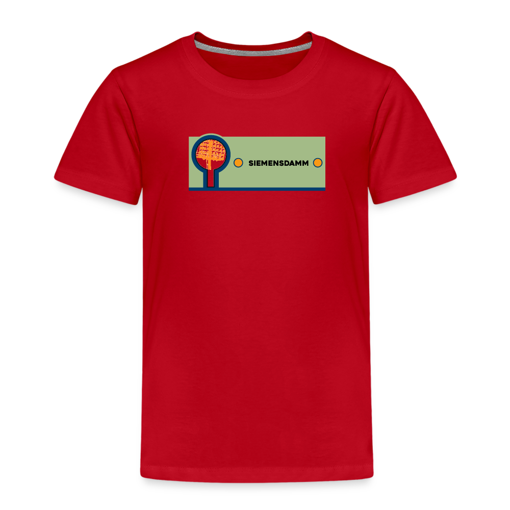 Siemensdamm - Kinder Premium T-Shirt - Rot