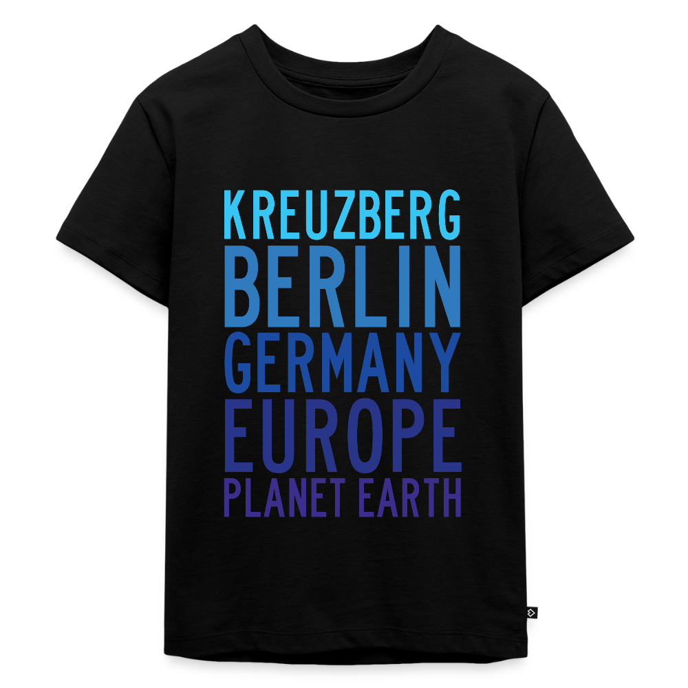 Kreuzberg - Planet Earth - Kinder Premium T-Shirt - Schwarz