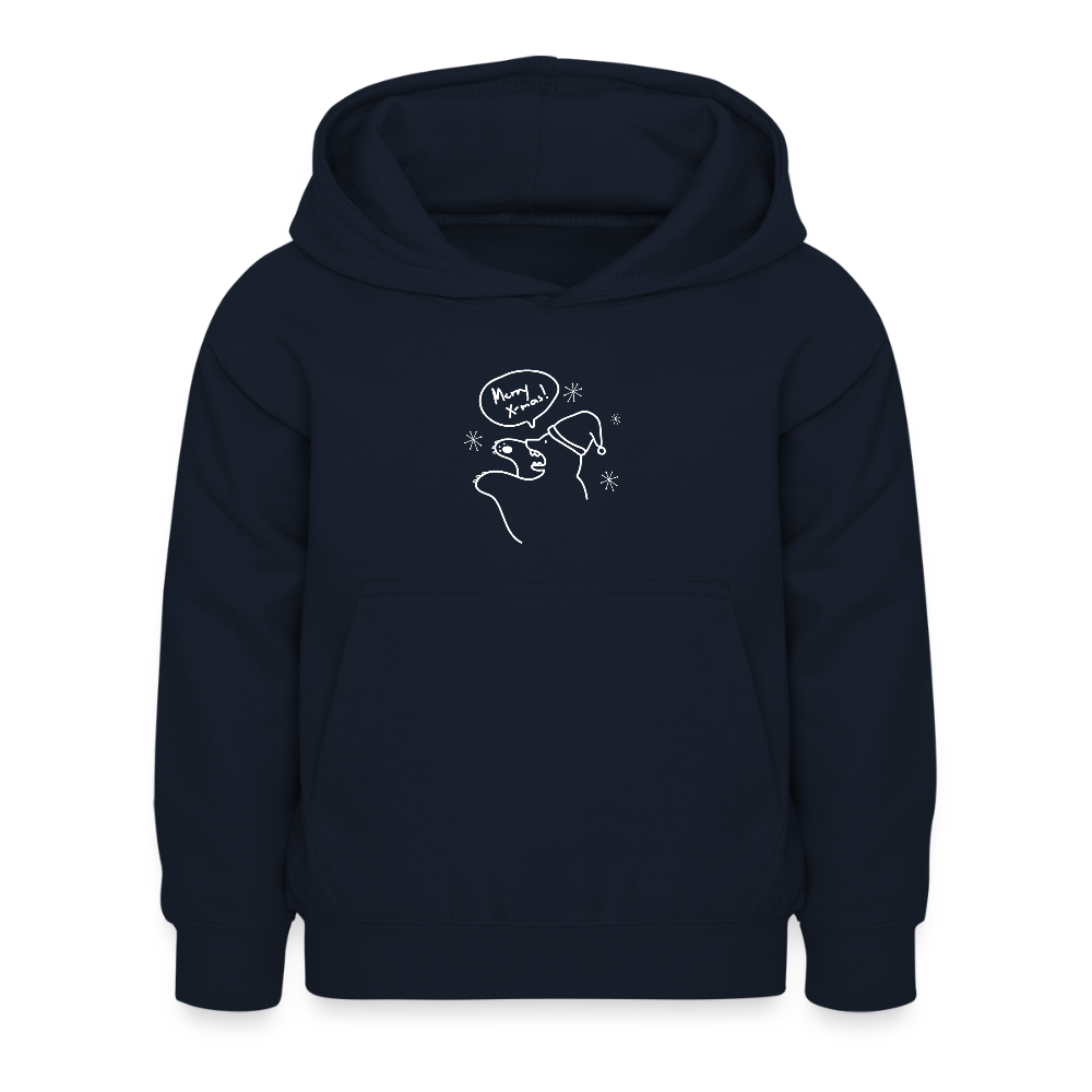 Merry X-mas, grrrr - Kinder Hoodie - Navy