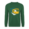 Bär in U-Bahn Kommt - Unisex Pullover - Grün