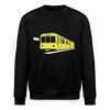 Die U-Bahn kommt - Unisex Bio Sweatshirt - Schwarz