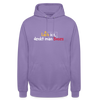 Lach ick, denkt man Böses - Unisex Hoodie - Lavendel