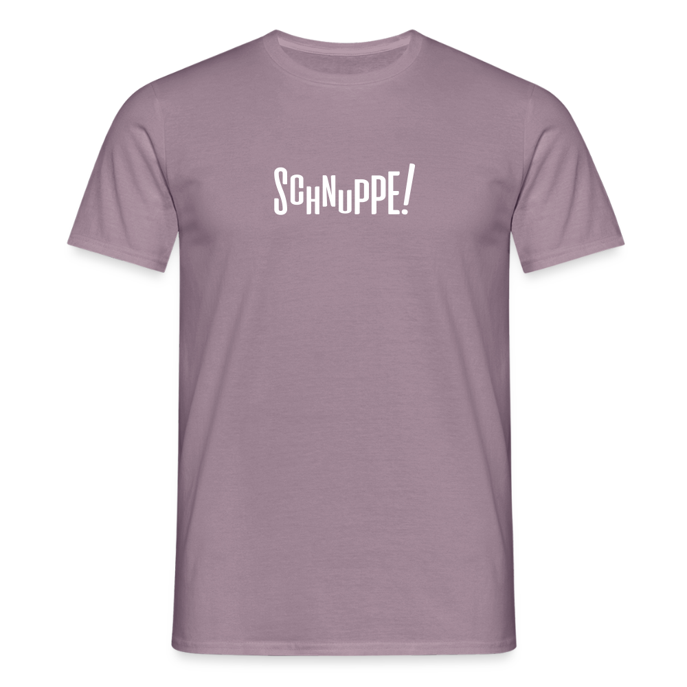 Schnuppe! - Männer Premium T-Shirt - Lilagrau