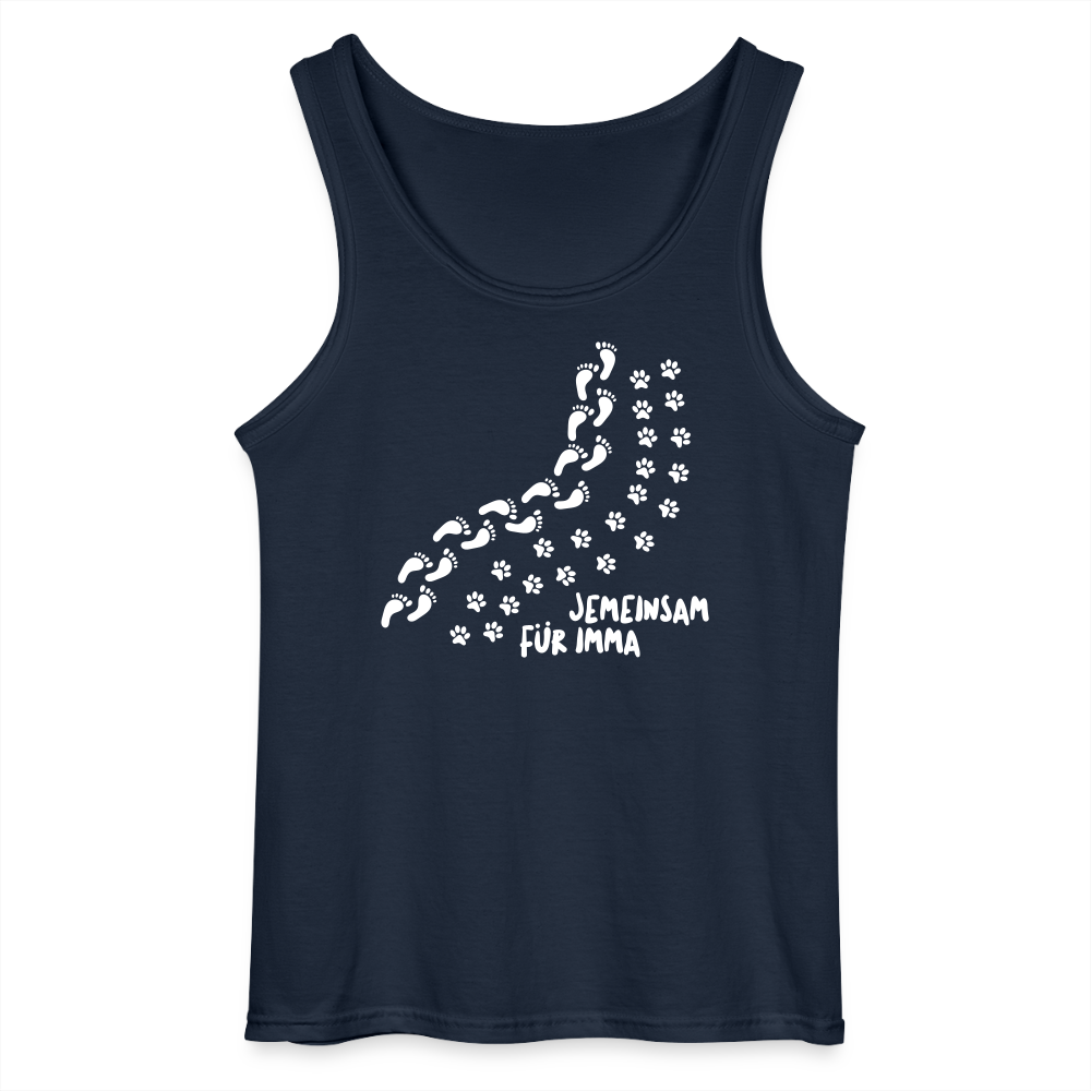 Jemeinsam Für Imma - Männer Tank Top - Navy