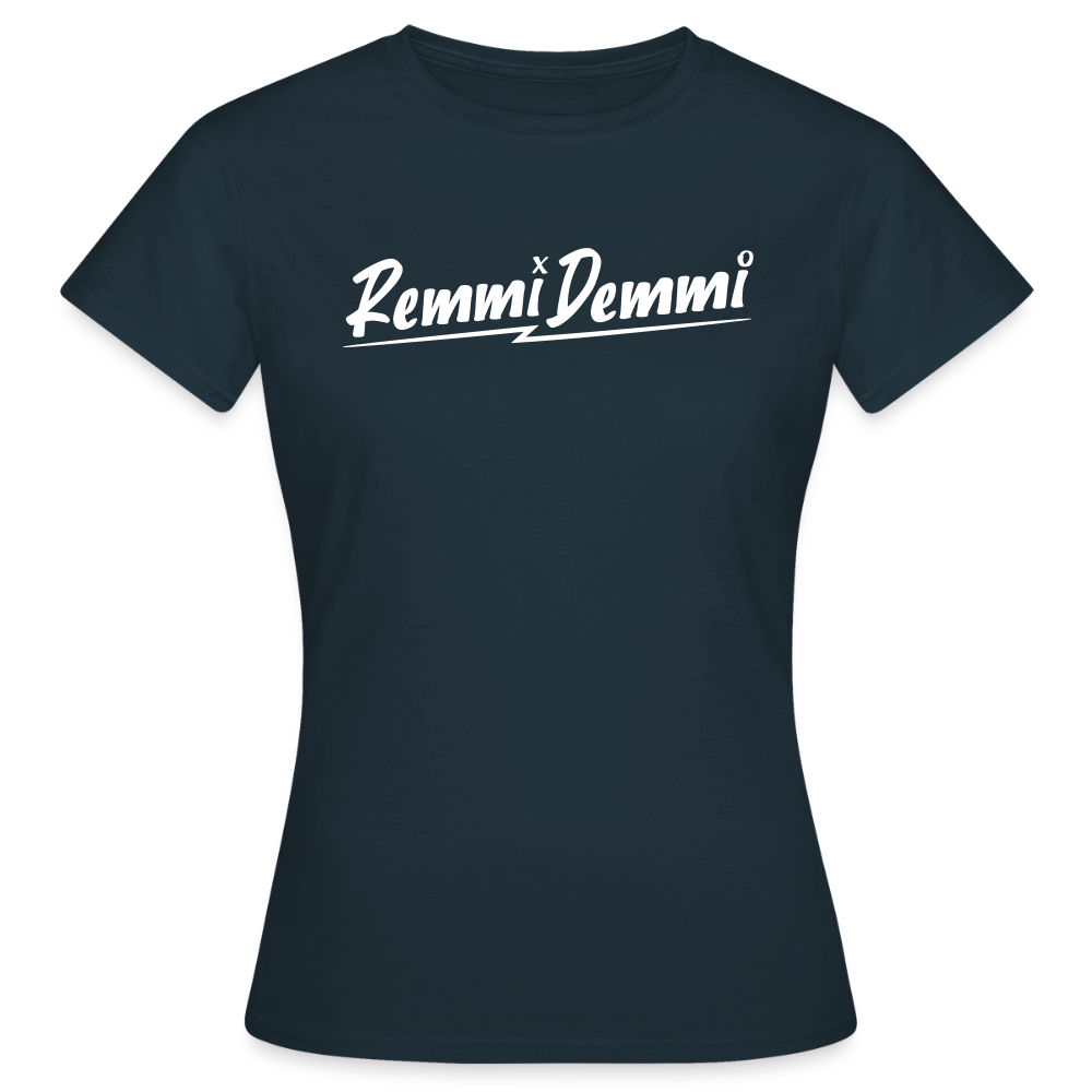 Remmi Demmi - Frauen Premium T-Shirt - Navy