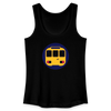 U-Bahntunnel - Frauen Bio Tank Top - Schwarz