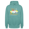 Kreta oder Kreuzberg - Unisex Hoodie - Pastelltürkis