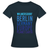 Wilmersdorf Planet Earth - Frauen Premium T-Shirt - Navy