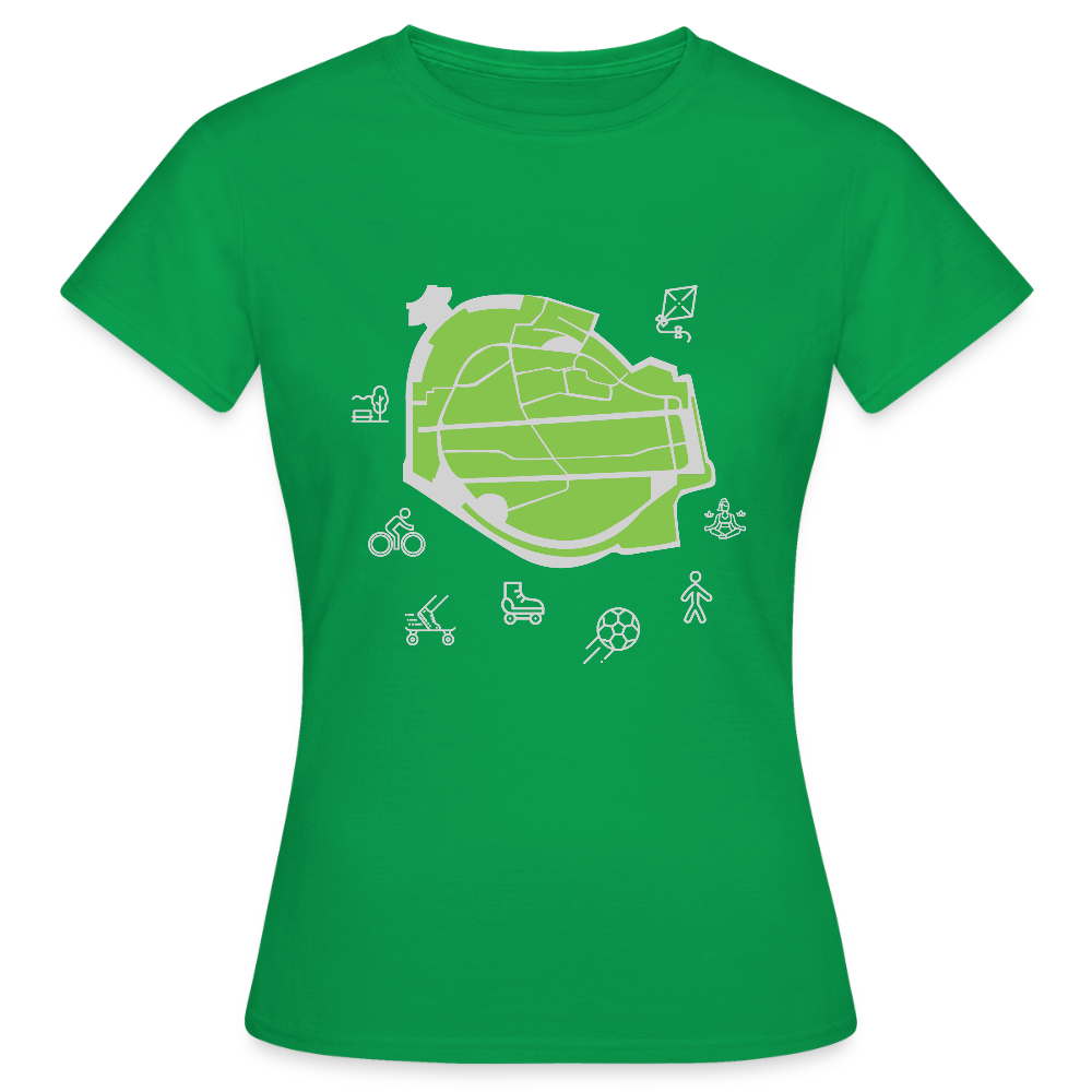 Tempelhof Feld - Frauen Premium T-Shirt - Kelly Green