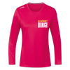schönet Ding! - Frauen Sport Langarmshirt - dunkles Pink