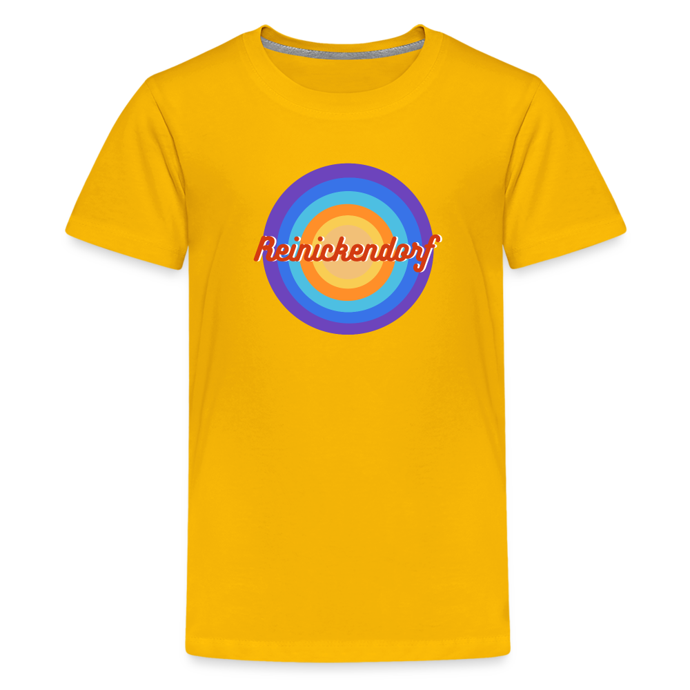 Reinickendorf retro - Teenager Premium T-Shirt - Sonnengelb