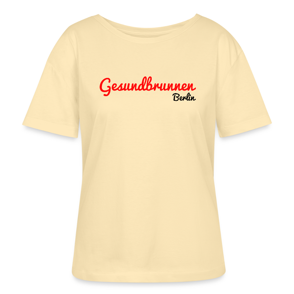 Gesundbrunnen Berlin - Relaxed Rundhals Frauen Bio-T-Shirt - Creme