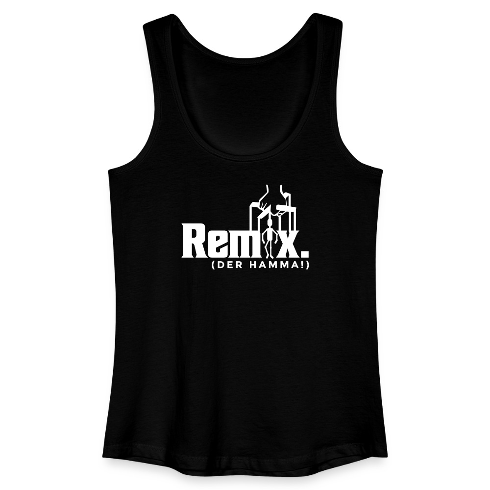 Remix. - Frauen Bio Tank Top - Schwarz