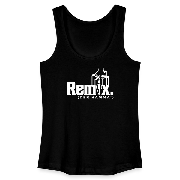 Remix. - Frauen Bio Tank Top - Schwarz
