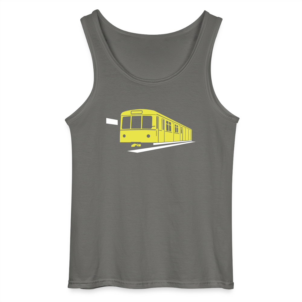 Die U-Bahn kommt - Männer Tank Top - Anthrazit