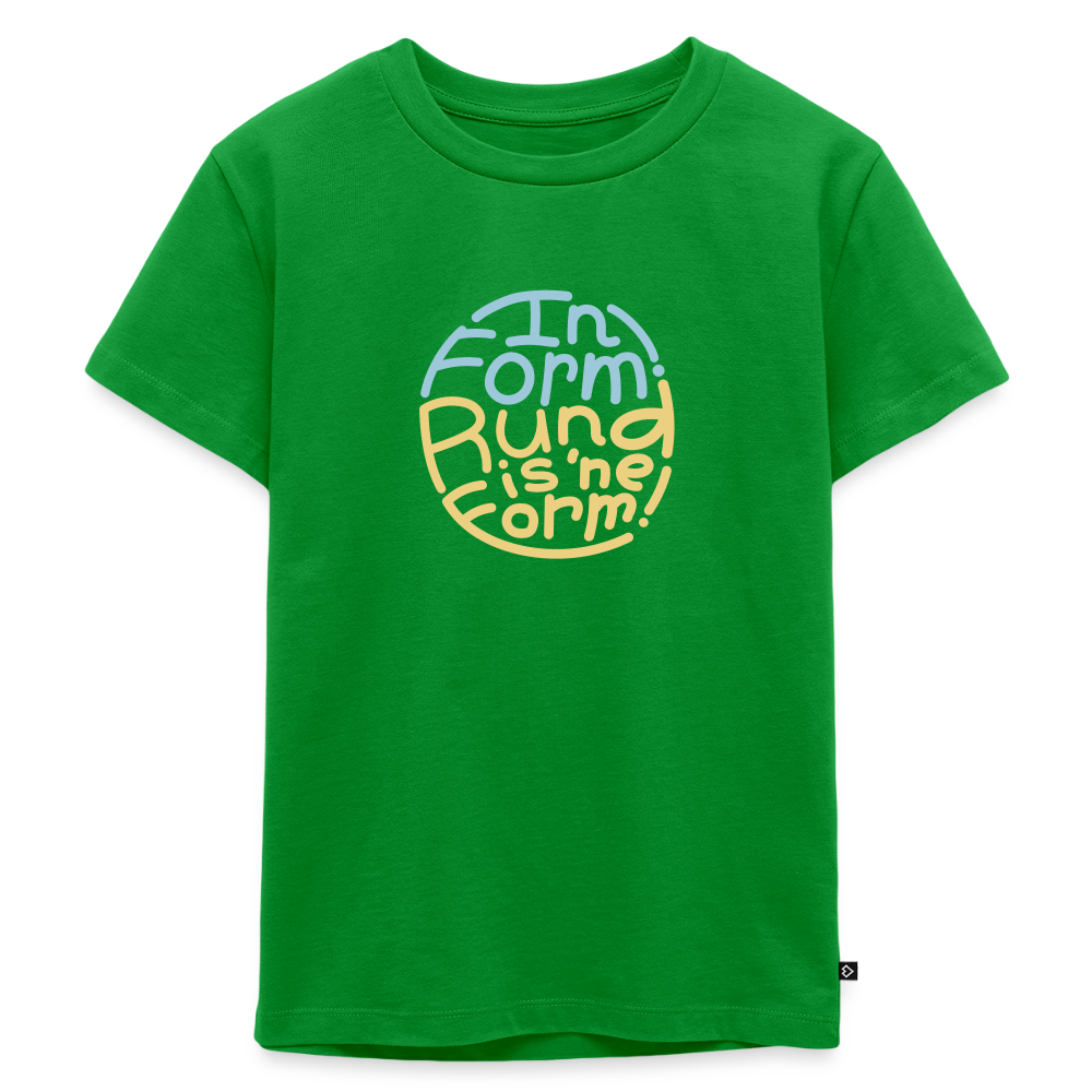 In Form! Rund is 'ne Form! - Kinder Premium T-Shirt - Grün