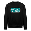 030 statt 0815 - Unisex Bio Sweatshirt - Schwarz