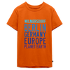 Wilmersdorf Planet Earth - Teenager Premium T-Shirt - Orange
