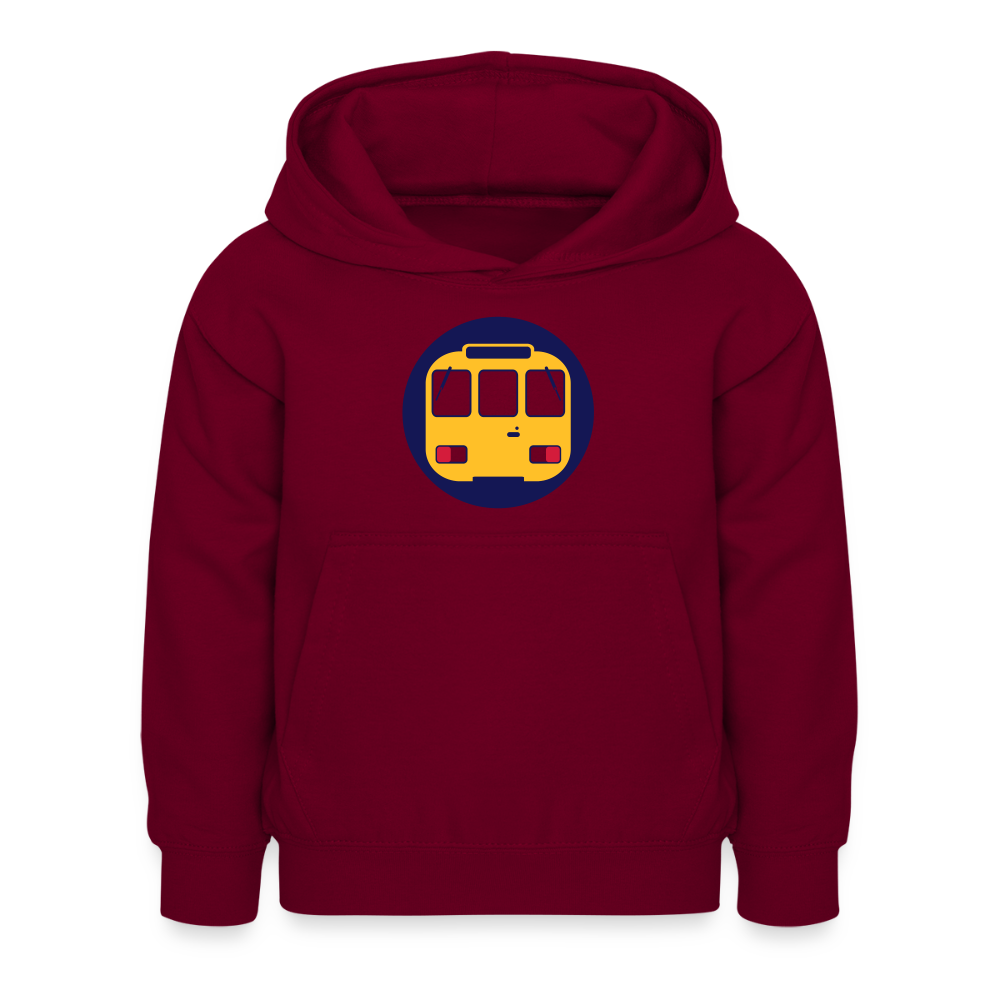 U-Bahntunnel - Kinder Hoodie - Bordeaux