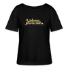 Liebensjewürzich - Relaxed Rundhals Frauen Bio-T-Shirt - Schwarz