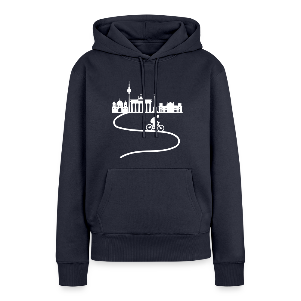 Aus der Stadt - Frauen Premium Hoodie - Navy