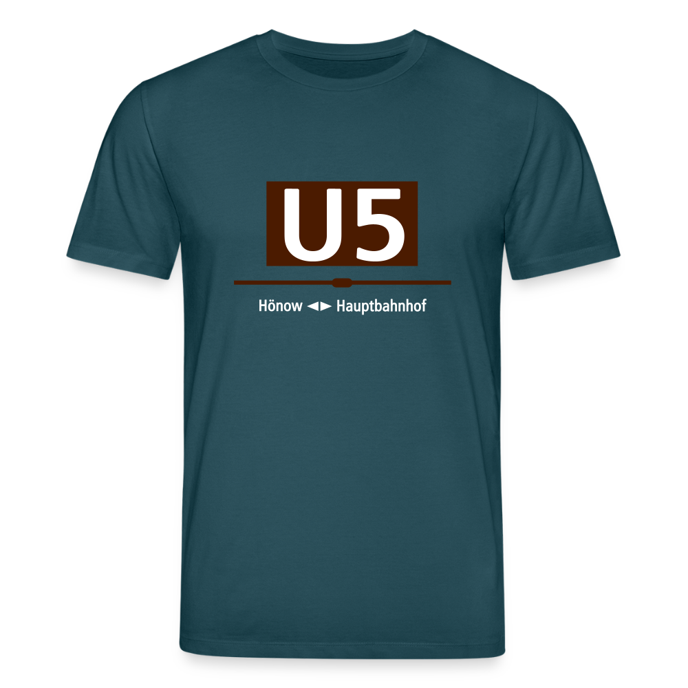U5 - Unisex Bio T-Shirt - Dunkles Petrol