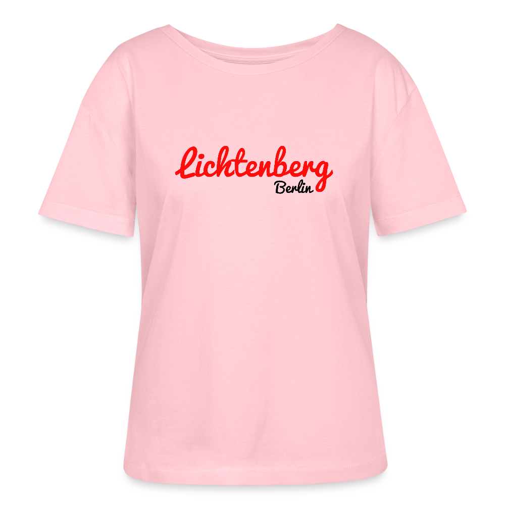 Lichtenberg Berlin - Relaxed Rundhals Frauen Bio-T-Shirt - Hellrosa