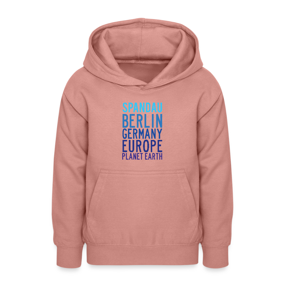 Spandau Planet Earth - Teenager Hoodie - Altrosa