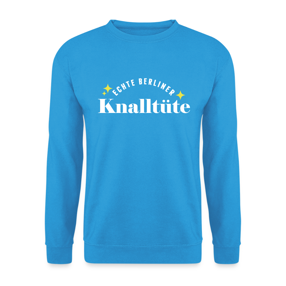 Echte Berliner Knalltüte - Unisex Pullover - Meeresblau