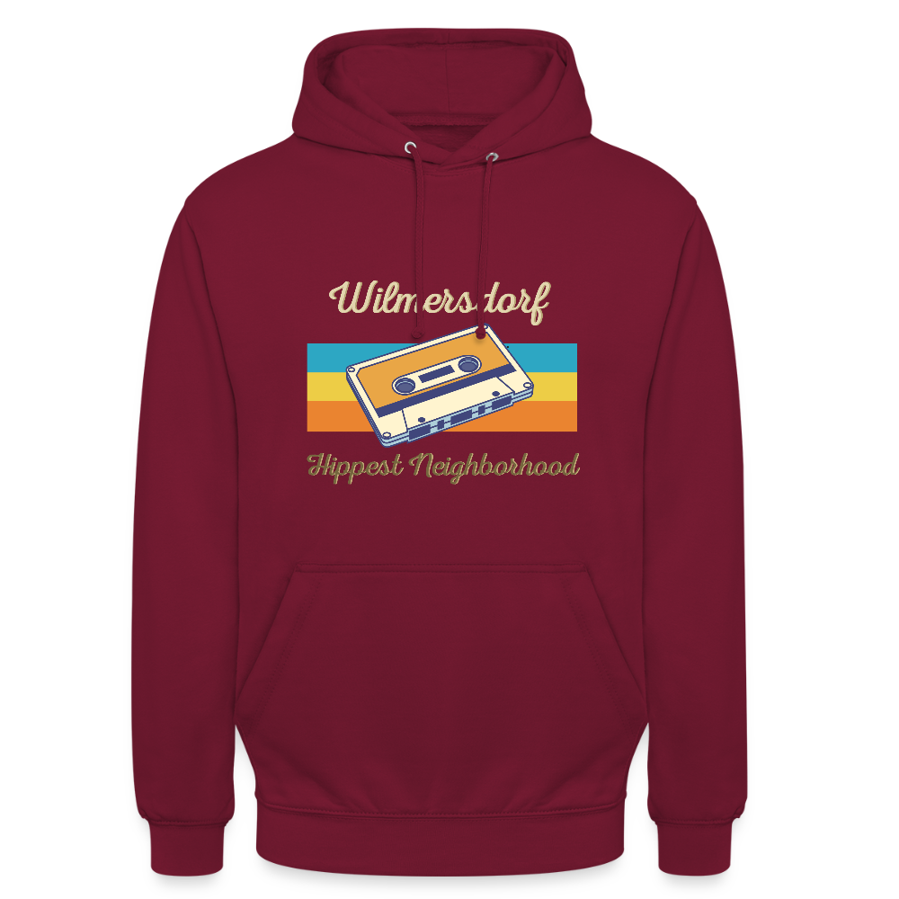 Wilmersdorf Hippest Neighborhood - Unisex Hoodie - Bordeaux